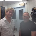 Hannes Baumann and Paul Grecay at the University of Delaware lab in Edgewater (DL).
